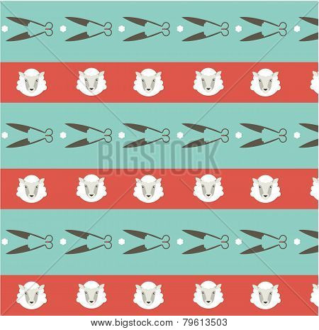 seamless pattern ship background