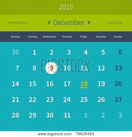Calendar December 2015