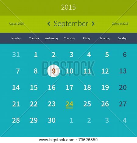 Calendar september 2015