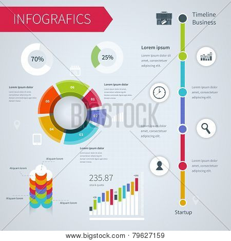 Modern infographics set.