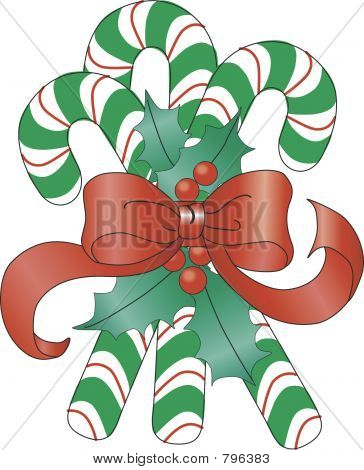 CandyCanesBow