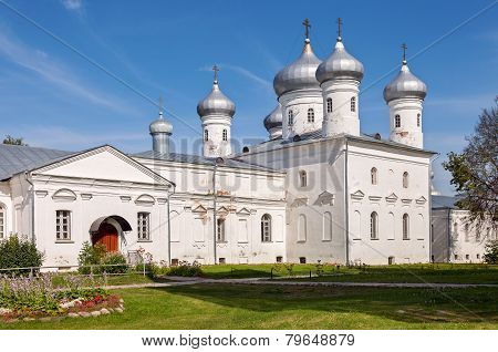 St. George's Monastery In Veliky Novgorod, Russia
