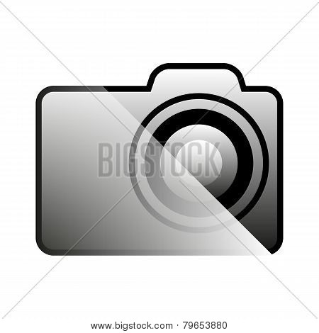 Icon Camera, Vector Illustration.