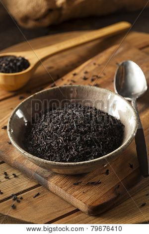 Dry Black Loose Leaf Tea