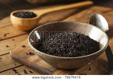 Dry Black Loose Leaf Tea