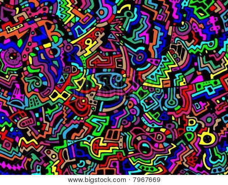 Lumineux et coloré Abstract Vector Background