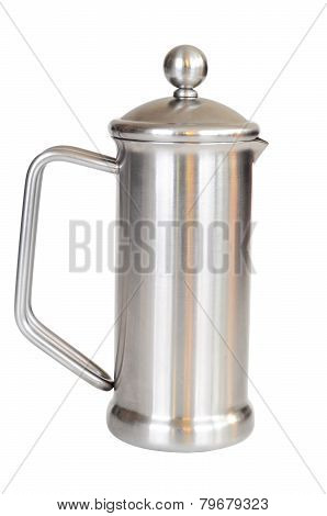 Cafetiere, coffee pot Isolated On White Background