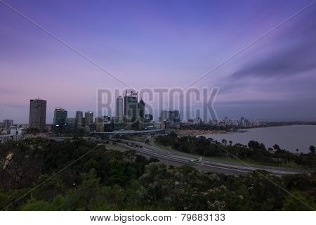 Perth City From Kings Park