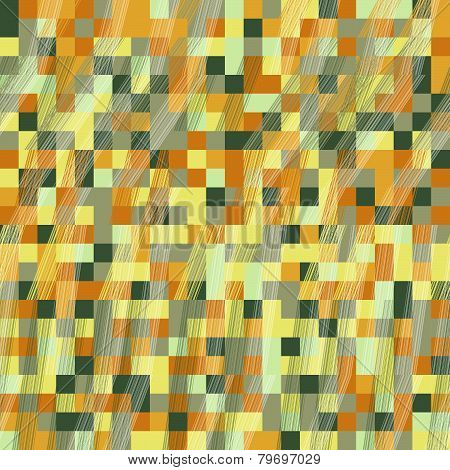 Pixel cubes. Seamless pattern for wallpaper, web page background, surface textures.