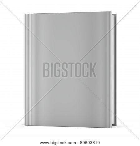 Blank Book Empty Clean White Bookcase Template Brochure