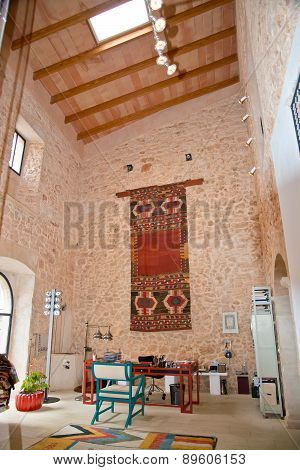Interior of Sailer gallery Santanyi
