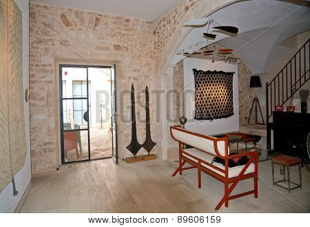 Interior of Sailer gallery Santanyi