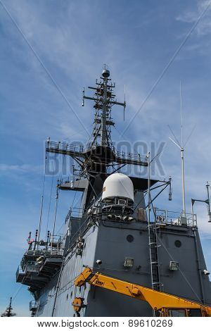Chonburi, Thailand - May 11: The Fast Frigate ,ff Battle Ship Was Shown For Thai People And Tourist