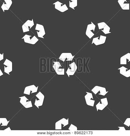 Recycling sign pattern