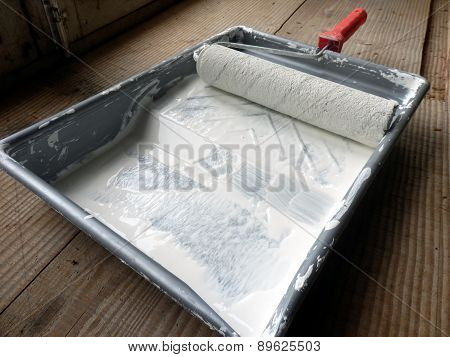 Paint Roller and Tray