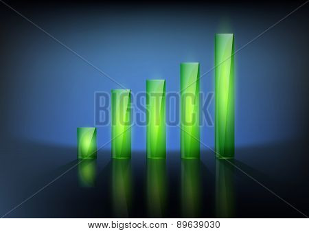 Financial Graph Chart