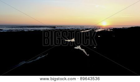 Croyde Beach Sunset and Swell