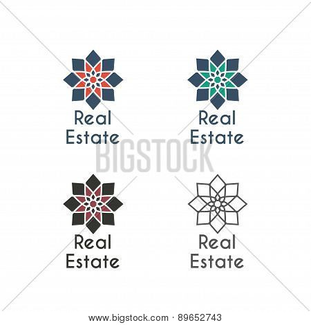 Vector asian logo templates