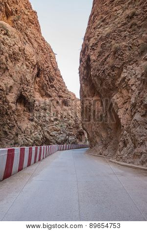 The Gorges Du Dades Valley With Road, Morocco