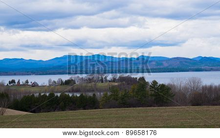 lake view from meadow