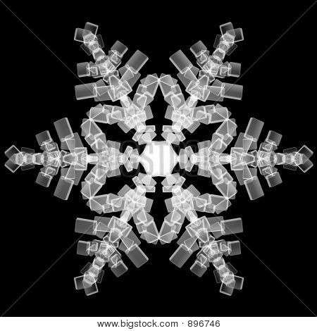 雪のフレーク