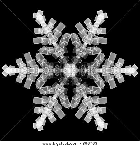 雪のフレーク