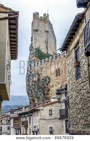 Castle Of The City Of Frias Burgos, Spain