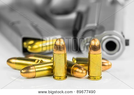 Bullets with the gun