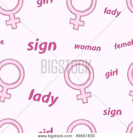Seamless female sign