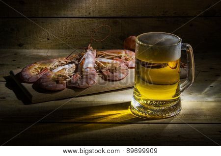 Beer With Shrimp