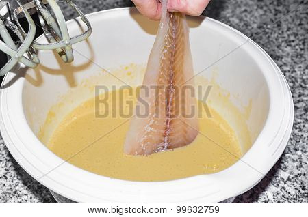 Coal Fish Fillet In Beer Batter