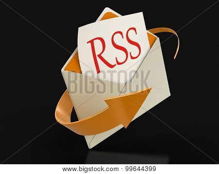 Letter RSS (clipping path included)