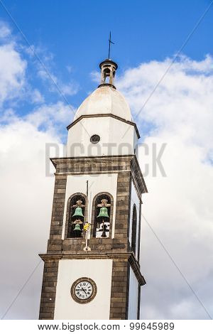 Beautiful Church Of San Gines In Arrecife