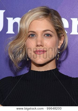 LOS ANGELES - AUG 13:  Charity Wakefield arrives to the Summer 2015 TCA's - NBCUniversal  on August 13, 2015 in Hollywood, CA                