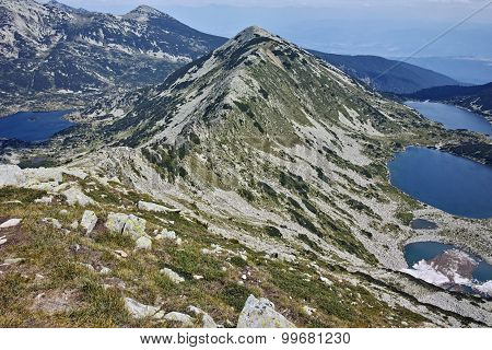 Amazing paorama form Dzhano peak, Pirin Mountain