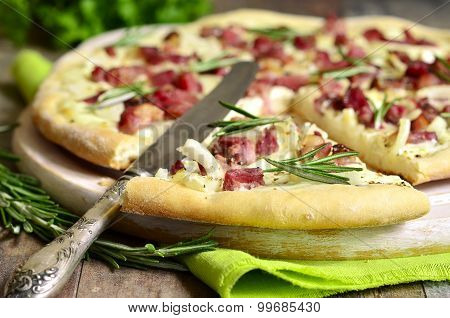 Tarte Flambee.