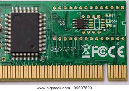 Circuitry For Background Or Design Closeup .