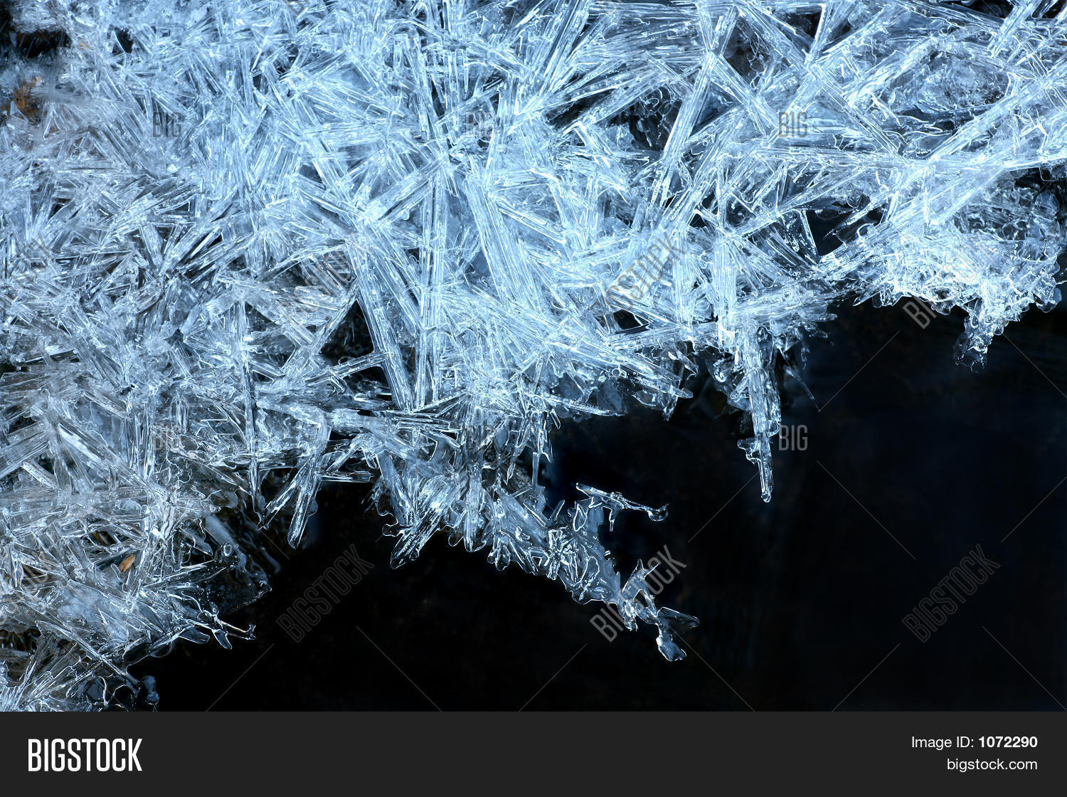 Blue Ice Crystals Image & Photo (Free Trial) Bigstock