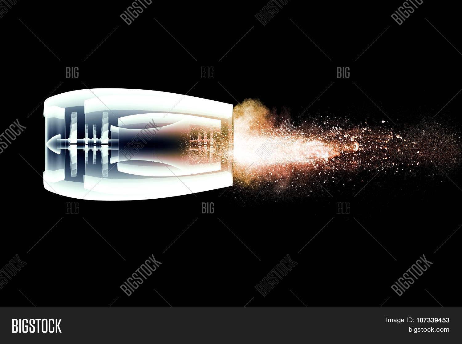 Xray Jet Engine Fire Image & Photo (Free Trial) Bigstock