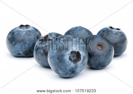blueberry or bilberry or blackberry or blue whortleberry or huckleberry isolated on white background cutout