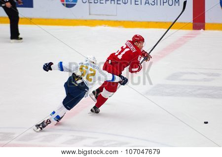 D. Krasnoslobodcev (62) And M. Afinogenov (61)