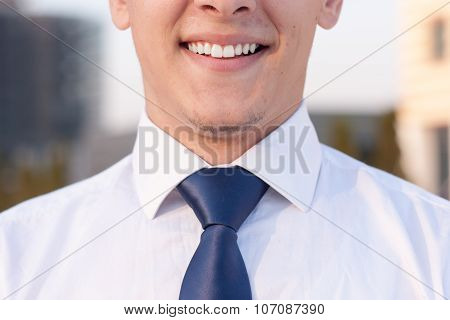 Young businessman detail