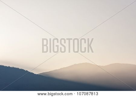 Sunlight Over Hill
