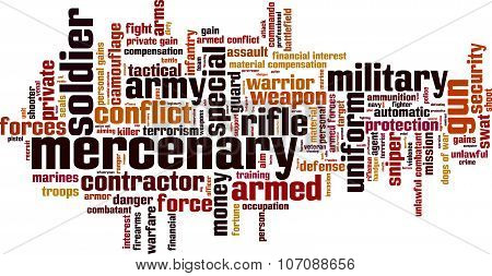Mercenary Word Cloud