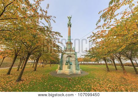 Traveling In The Famous Langelinie Park, Copenhagen