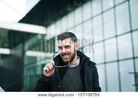 Young Smiling Hipster