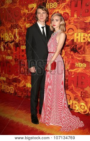 LOS ANGELES - SEP 20:  Paul Dano, Zoe Kazan at the HBO Primetime Emmy Awards After-Party at the Pacific Design Center on September 20, 2015 in West Hollywood, CA