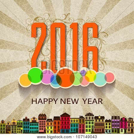 Vintage New Year's Eve Card