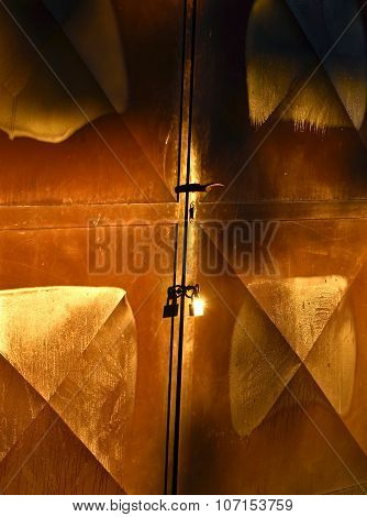 Rusty Metal  Door Panels
