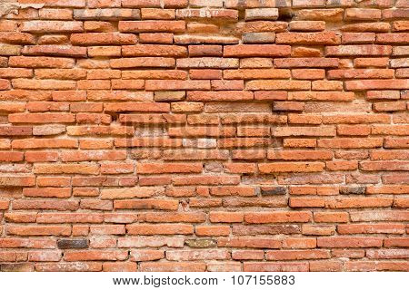 red old wall background